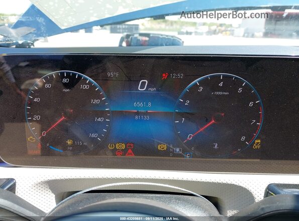 W1K3G4EB0NJ365120 2022 MERCEDES-BENZ A Blue Rear seats view