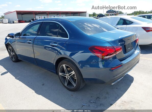 W1K3G4EB0NJ365120 2022 MERCEDES-BENZ A Blue Rear left