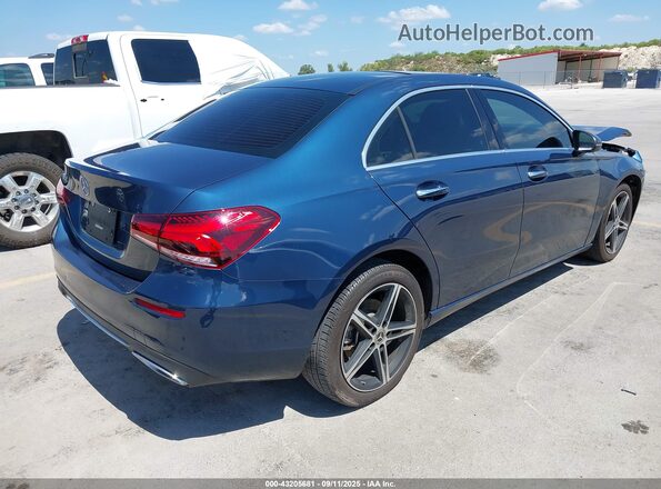 W1K3G4EB0NJ365120 2022 MERCEDES-BENZ A Blue Rear right