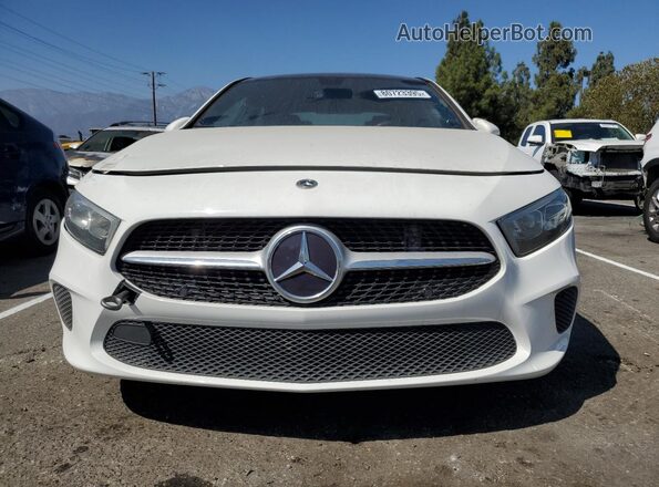 W1K3G4EB3LJ218710 2020 MERCEDES-BENZ A White Front view