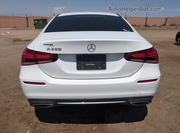 W1K3G4EB9LJ233101 2020 MERCEDES-BENZ A White 
