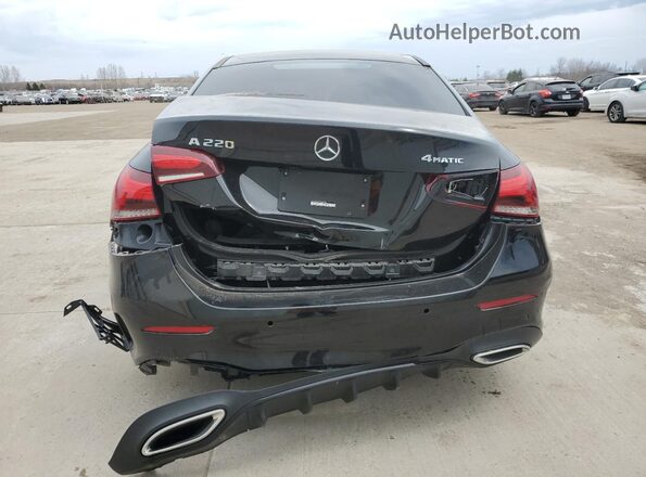 W1K3G4FB7NJ348765 2022 MERCEDES-BENZ A Black Вид ззаду