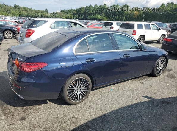 W1KAF4HB3NR053817 2022 MERCEDES-BENZ C Blue უკანა მარჯვენა