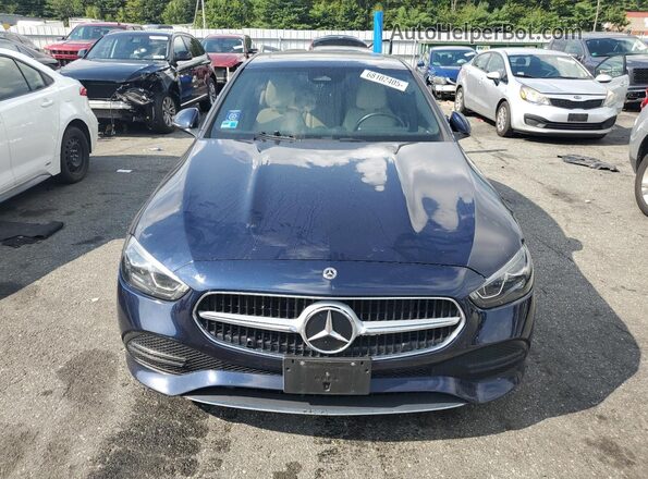 W1KAF4HB3NR053817 2022 MERCEDES-BENZ C Blue წინა ხედი