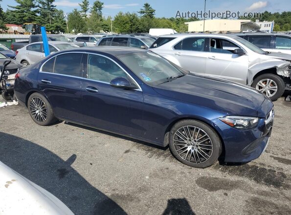 W1KAF4HB3NR053817 2022 MERCEDES-BENZ C Blue წინა მარჯვენა