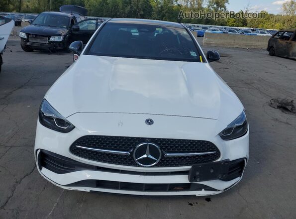 W1KAF4HB4NR050876 2022 MERCEDES-BENZ C White 