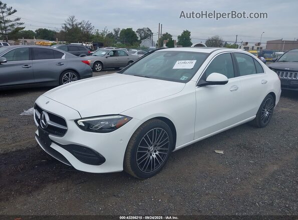 W1KAF4HB9PR151219 2023 MERCEDES-BENZ C-CLASS White Առջևի ձախ երեք քառորդ տեսարան