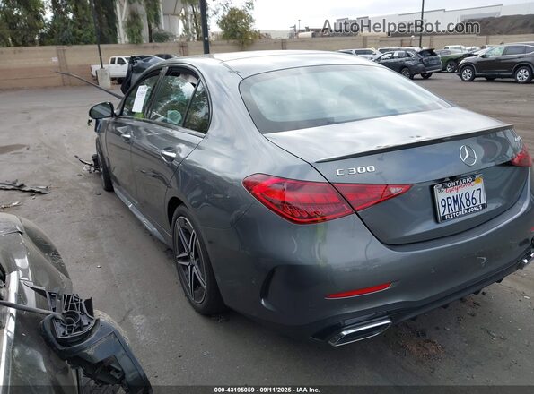 W1KAF4HBXRR197449 2024 MERCEDES-BENZ C Gray Trasero izquierdo