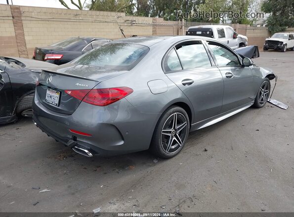 W1KAF4HBXRR197449 2024 MERCEDES-BENZ C Gray Trasero derecho