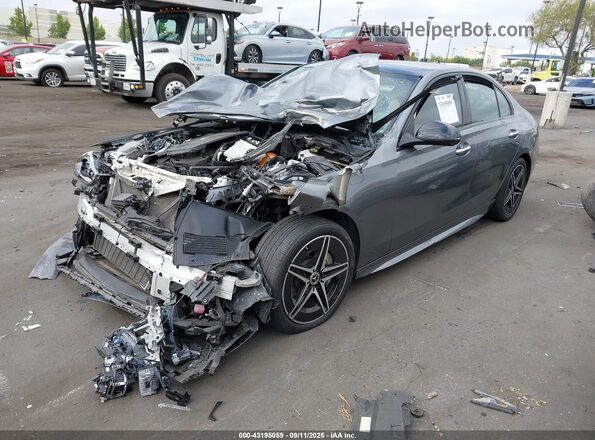 W1KAF4HBXRR197449 2024 MERCEDES-BENZ C Gray Vista tres cuartos delantera izquierda