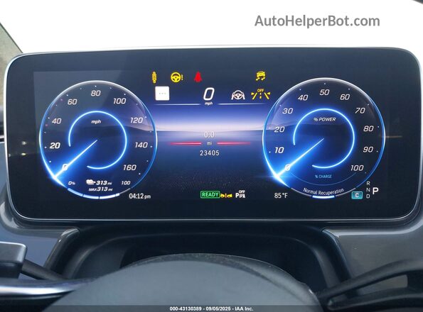 W1KCG2DB9NA016415 2022 MERCEDES-BENZ EQS 450+ Black Вид задніх сидінь