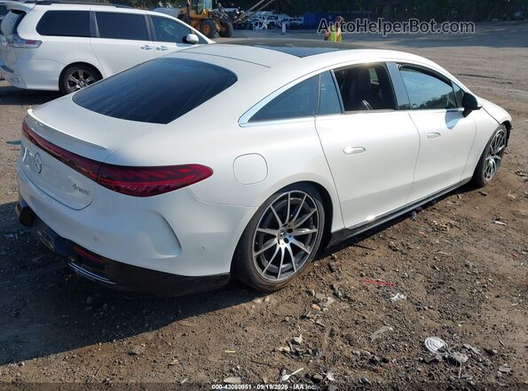 W1KCG4EB0NA001652 2022 MERCEDES-BENZ EQS 580 White Tył prawy