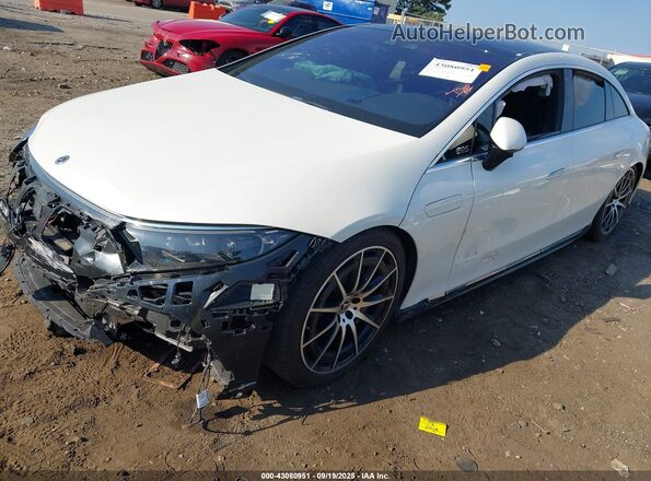 W1KCG4EB0NA001652 2022 MERCEDES-BENZ EQS 580 White Przód lewy