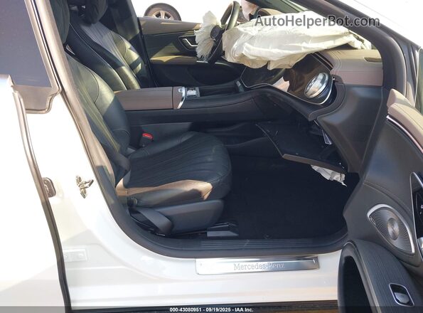 W1KCG4EB0NA001652 2022 MERCEDES-BENZ EQS 580 White Widok wnętrza z przodu