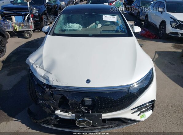 W1KCG4EB3NA018980 2022 MERCEDES-BENZ EQS SEDAN White Вид щитка приладів