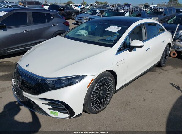 W1KCG4EB3NA018980 2022 MERCEDES-BENZ EQS SEDAN White Передня ліва чверть