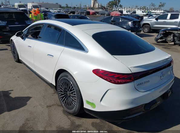W1KCG4EB3NA018980 2022 MERCEDES-BENZ EQS SEDAN White Задня ліва чверть