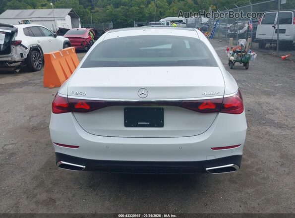 W1KLF4HB7RA010000 2024 MERCEDES-BENZ E-CLASS White 