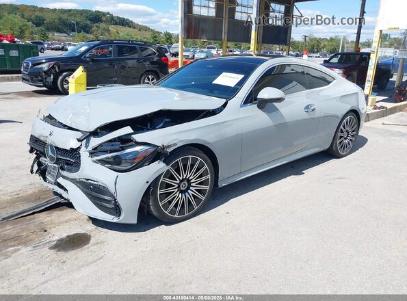 W1KMJ4HB7RF012464 2024 MERCEDES-BENZ CLE 300 Gray Առջևի ձախ երեք քառորդ տեսարան