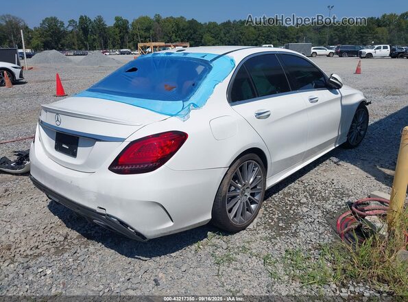 W1KWF8DB0MR647461 2021 MERCEDES-BENZ C-CLASS White Trasero derecho
