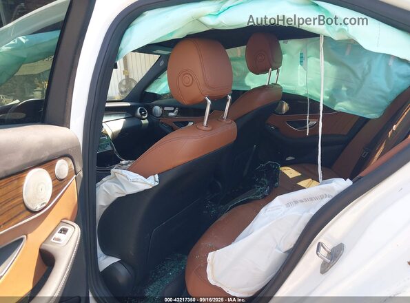 W1KWF8DB0MR647461 2021 MERCEDES-BENZ C-CLASS White Vista de la etiqueta del VIN