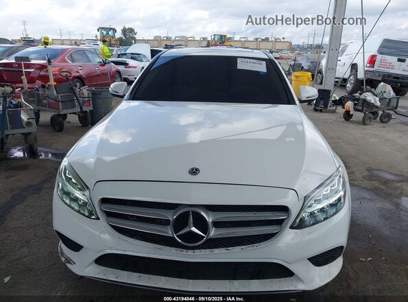 W1KWF8DB4MR646426 2021 MERCEDES-BENZ C White უკანა სალონის ხედი
