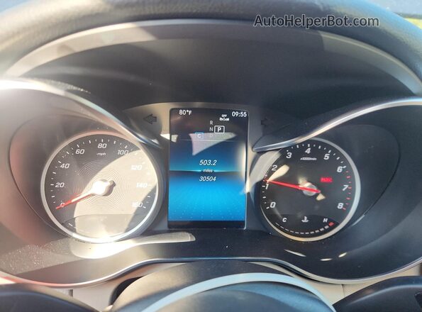 W1KWF8DB8LR594717 2020 MERCEDES-BENZ C Blue Vista del cuadro de instrumentos