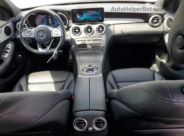 W1KWF8DBXMR621580 2021 MERCEDES-BENZ C Gray წინა პანელის ხედი