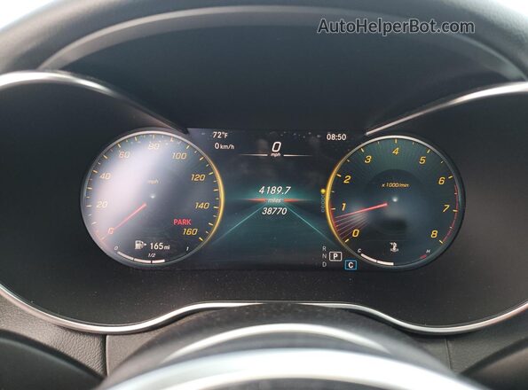 W1KWF8EB2LR603135 2020 MERCEDES-BENZ C Gray 