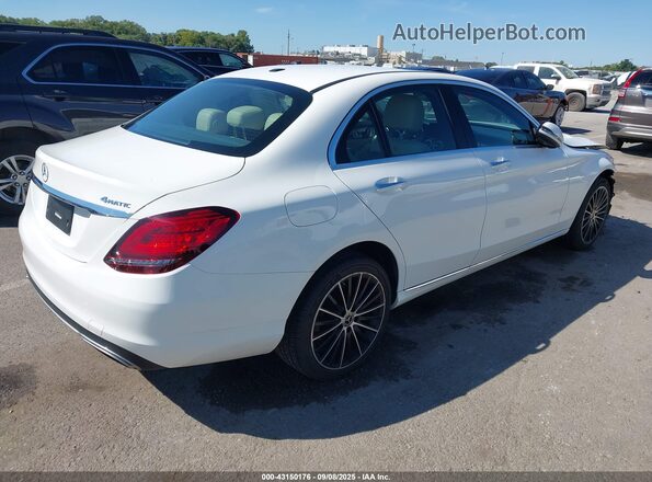 W1KWF8EB9MR648512 2021 MERCEDES-BENZ C-CLASS White Задня права чверть