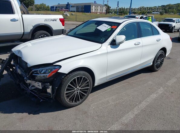 W1KWF8EB9MR648512 2021 MERCEDES-BENZ C-CLASS White Передня ліва чверть