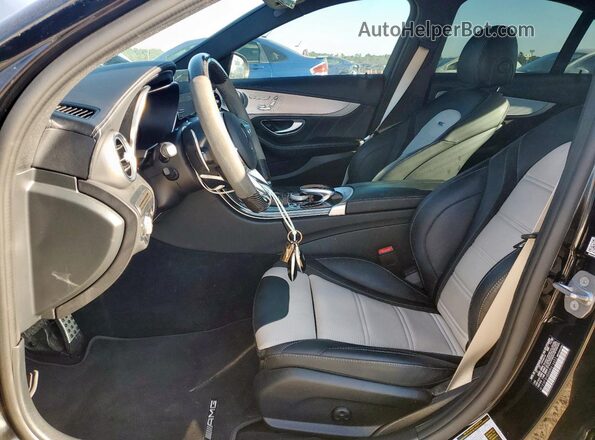 W1KWF8HB8MR616453 2021 MERCEDES-BENZ C Black Front interior view