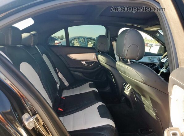 W1KWF8HB8MR616453 2021 MERCEDES-BENZ C Black Rear seats view