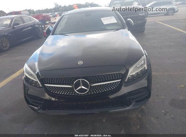 W1KWJ8DB9MG094142 2021 MERCEDES-BENZ C-CLASS Black Widok z przodu