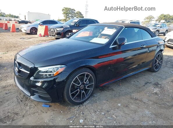 W1KWK8DB2MG095470 2021 MERCEDES-BENZ C-CLASS Черный Передняя левая четверть