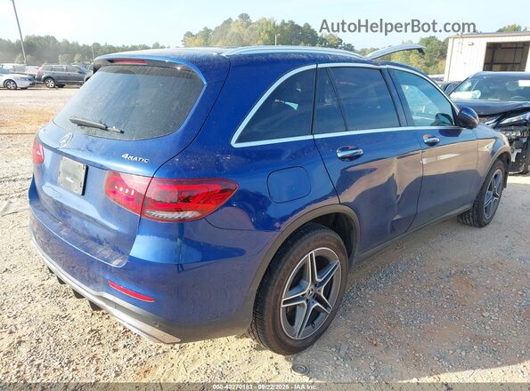 W1N0G8EB0MF923076 2021 MERCEDES-BENZ GLC 300 Blue უკანა მარჯვენა