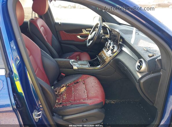 W1N0G8EB0MF923076 2021 MERCEDES-BENZ GLC 300 Blue წინა სალონის ხედი