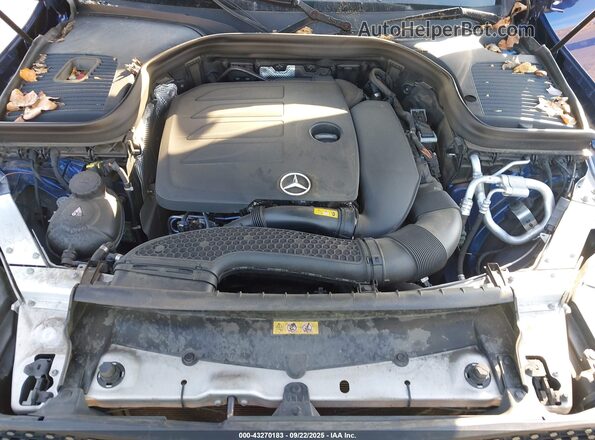 W1N0G8EB0MF923076 2021 MERCEDES-BENZ GLC 300 Blue უკანა ხედი