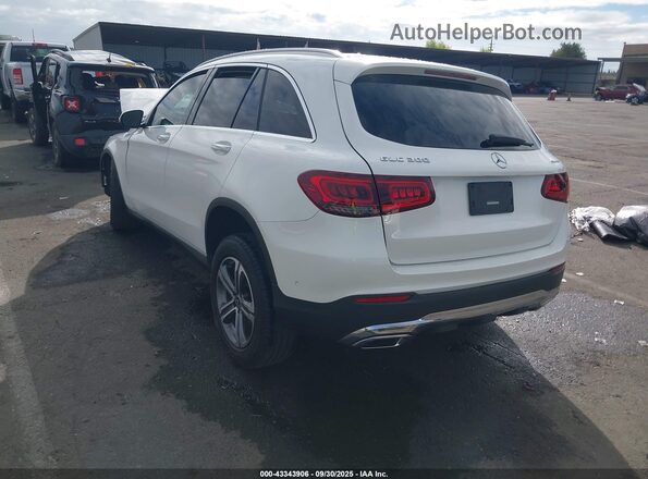 W1N0G8EB3MV307328 2021 MERCEDES-BENZ GLC 300 White Trasero izquierdo