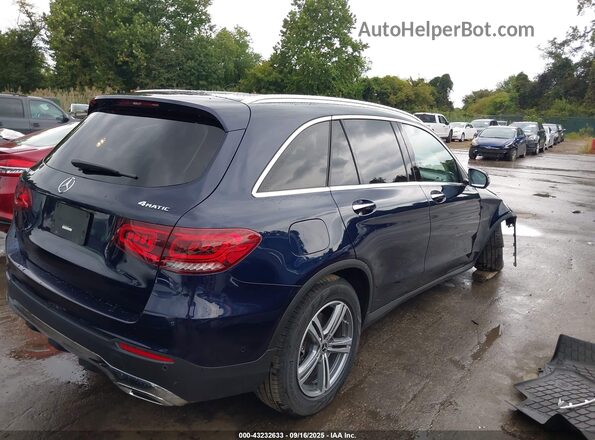 W1N0G8EB4MF928202 2021 MERCEDES-BENZ GLC 300 Blue Задня права чверть