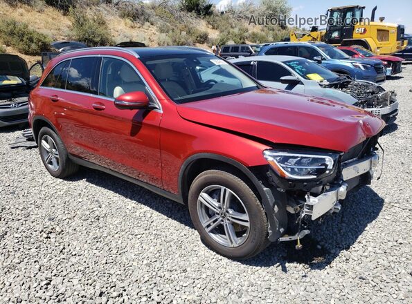 W1N0G8EB4MV278972 2021 MERCEDES-BENZ GLC-CLASS Красный Передняя правая четверть