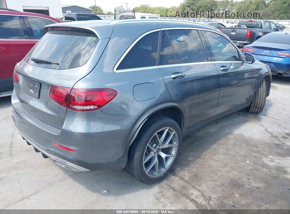 W1N0G8EB5MF868463 2021 MERCEDES-BENZ GLC-CLASS Gray Задня права чверть