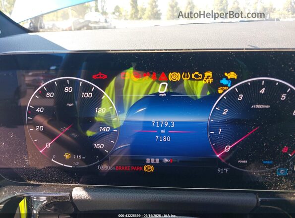 W1N4N4HB0SJ697207 2025 MERCEDES-BENZ GLA 250 Blue უკანა სავარძლების ხედი
