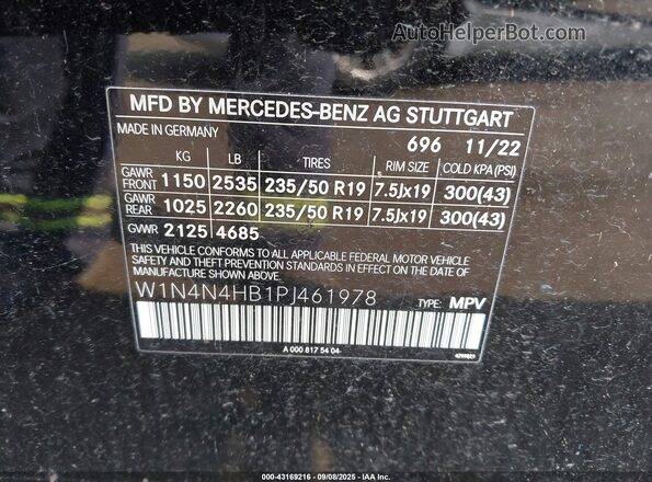 W1N4N4HB1PJ461978 2023 MERCEDES-BENZ GLA 250 Black 