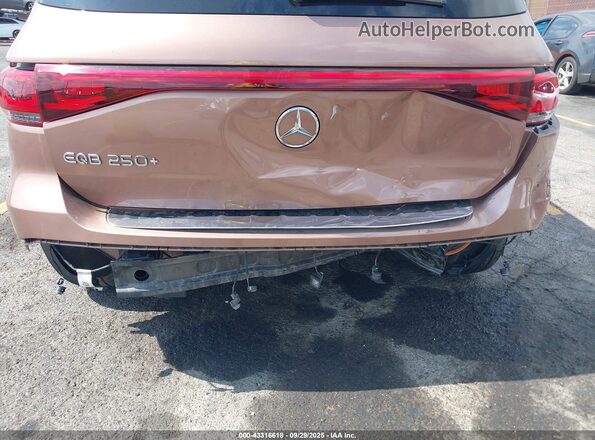 W1N9M0CBXPN024076 2023 MERCEDES-BENZ EQB 250 SUV Brown Вид спереду