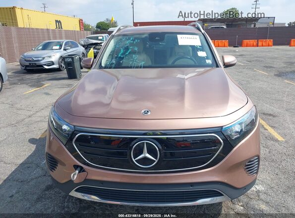 W1N9M0CBXPN024076 2023 MERCEDES-BENZ EQB 250 SUV Brown Вид щитка приладів
