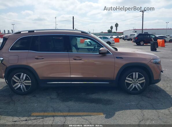 W1N9M0CBXPN024076 2023 MERCEDES-BENZ EQB 250 SUV Brown Вид задньої частини салону
