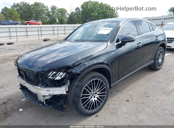 W1NKJ4HB1SF296948 2025 MERCEDES-BENZ GLC 300 Black წინა მარცხენა ხედი სამი მეოთხედიდან