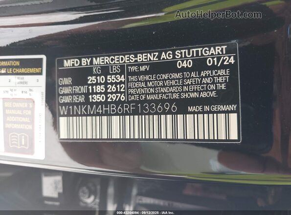 W1NKM4HB6RF133696 2024 MERCEDES-BENZ GLC 300 Black Engine compartment view
