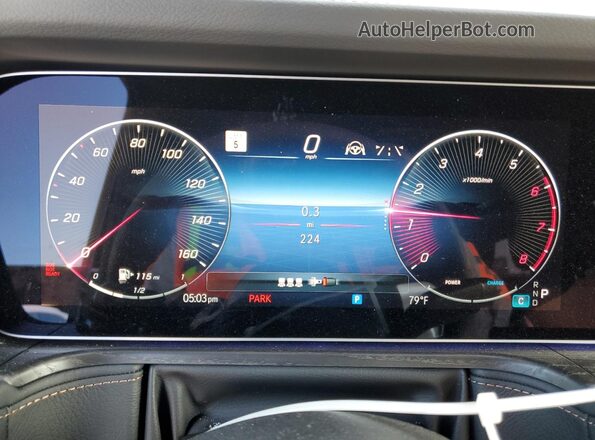 W1NWH1AB4SX017458 2025 MERCEDES-BENZ G-CLASS Черный Вид щитка приборов